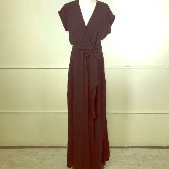 meghan la wrap maxi dress